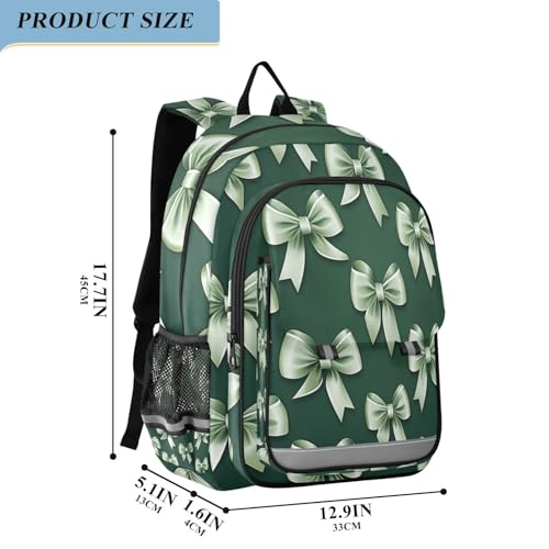 Ribbon Bows Doodle Backpack Kids School Bag Lightweight Laptop